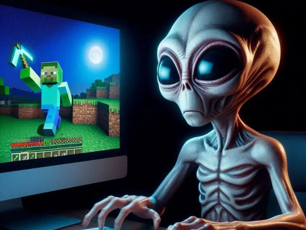 As Aventuras de Um Alien no Minecraft
